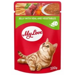 My Love dla kotów Cielęcina warzywa galaretka 100g