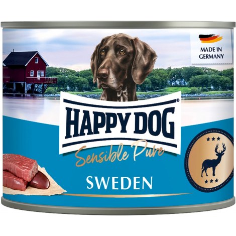 HAPPY DOG Sensible Pure SWEDEN Dziczyzna 200g