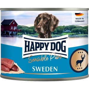 HAPPY DOG Sensible Pure SWEDEN Dziczyzna 200g