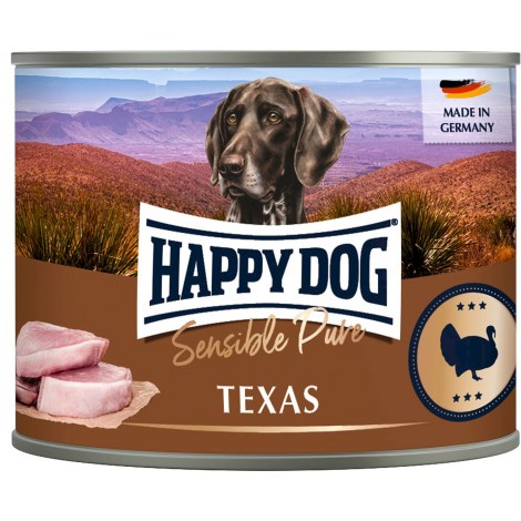 HAPPY DOG Sensible Pure TEXAS Indyk 200g