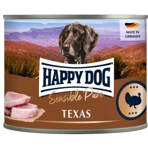 HAPPY DOG Sensible Pure TEXAS Indyk 200g