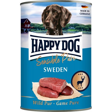 HAPPY DOG Sensible Pure SWEDEN Dziczyzna 400g