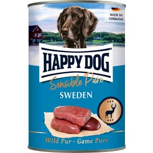 HAPPY DOG Sensible Pure SWEDEN Dziczyzna 400g