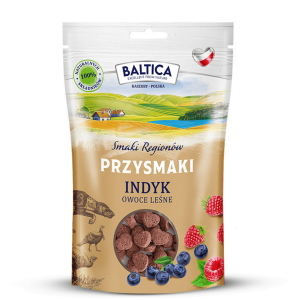 Baltica Przysmaki Regionów Indyk z Owocami Leśnymi 100g