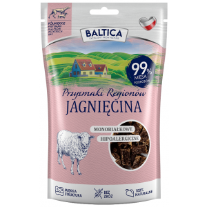 Baltica Monobiałkowe Przysmaki Regionów Jagnięcina dla psa op. 80g