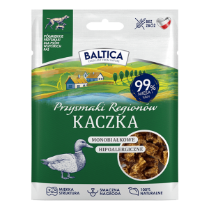 Baltica Monobiałkowe Przysmaki Regionów Kaczka dla psa op. 30g
