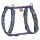 Collar WauDog Nylon Szelki nylonowe anatomiczne w kształcie litery H, z QR-paszportem, plastikowy fastex, wzór FIGA, rozmiar M 20mm