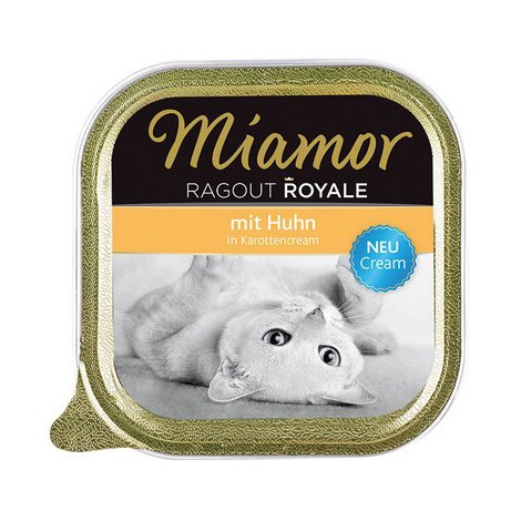 Miamor Ragout Royale Cream Huhn in Karottencream tacka 100g