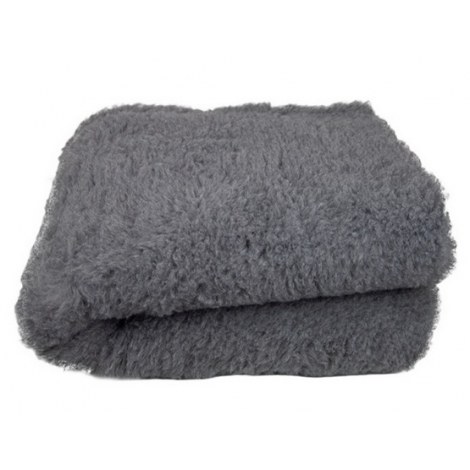 BUBA Dry Bed Legowisko bez antypoślizgów  28mm 100x75cm szare z zielonym spodem [A104]