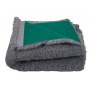 BUBA Dry Bed Legowisko bez antypoślizgów  28mm 100x75cm szare z zielonym spodem [A104] - 3