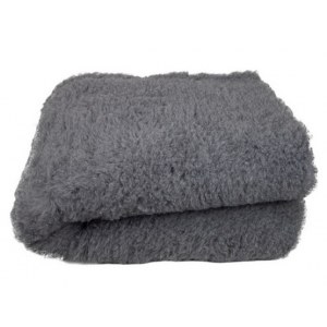 BUBA Dry Bed Legowisko bez antypoślizgów  28mm 50x37cm szare z zielonym spodem [A104]