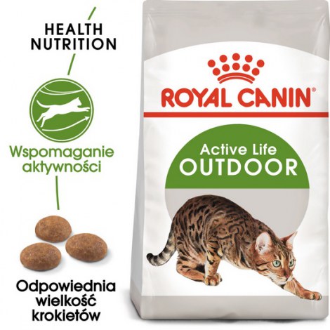 Royal Canin Outdoor karma sucha dla kotów dorosłych, wychodzących na zewnątrz 10kg