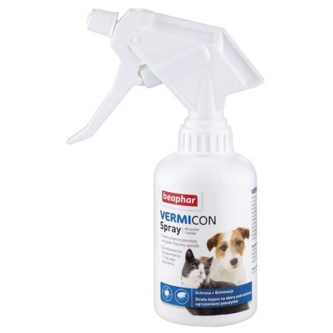 Beaphar Vermicon Spray dla psa i kota przeciwko pchłom i kleszczom 250ml - 2