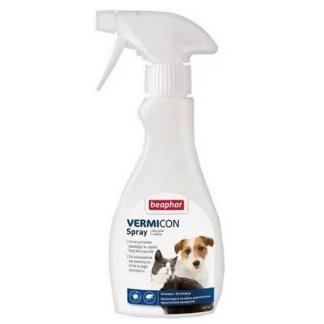 Beaphar Vermicon Spray dla psa i kota przeciwko pchłom i kleszczom 250ml