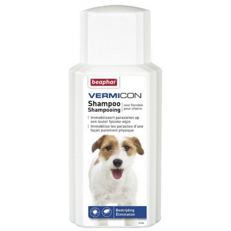 Beaphar Vermicon Szampon dla psa przeciwko pchłom i kleszczom 200ml