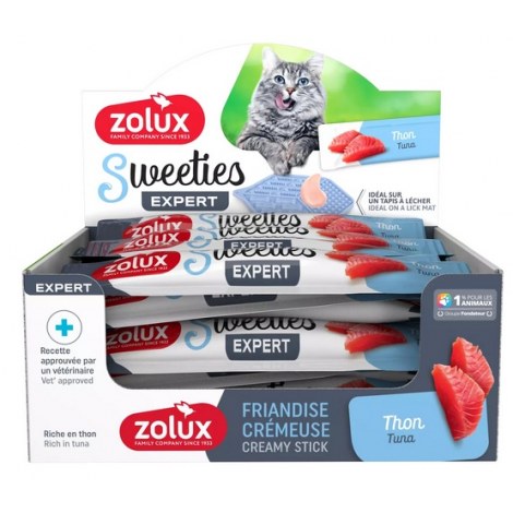 Zolux Sweeties Kremowy przysmak dla kota - tuńczyk 14g - 2