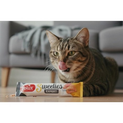 Zolux Sweeties Kremowy przysmak dla kota - tuńczyk i łosoś 14g - 3