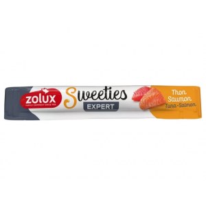 Zolux Sweeties Kremowy przysmak dla kota - tuńczyk i łosoś 14g