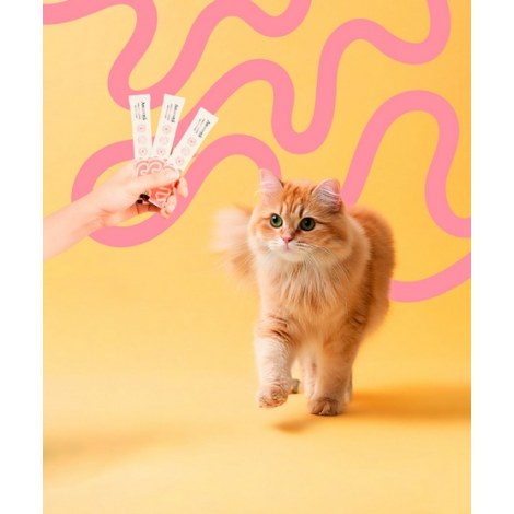 Amanova Cat Creamy Treats Seaside Roast Tuna & Chicken liver - tuńczyk i wątróbka 6x15g - 4