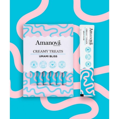 Amanova Cat Creamy Treats  Umami Bliss Chicken & Katsuobushi - kurczak i katsuobushi 6x15g - 3