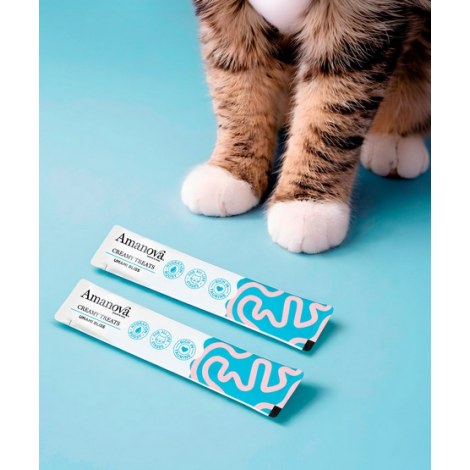 Amanova Cat Creamy Treats  Umami Bliss Chicken & Katsuobushi - kurczak i katsuobushi 6x15g - 4