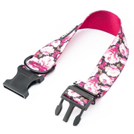 CHABA Obroża regulowana Bull Story IV L/XL Peony - 2