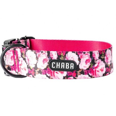 CHABA Obroża regulowana Bull Story IV S/M Peony