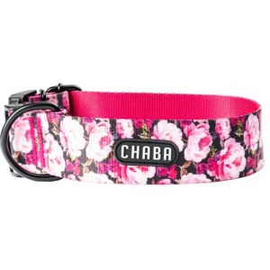 CHABA Obroża regulowana Bull Story IV S/M Peony