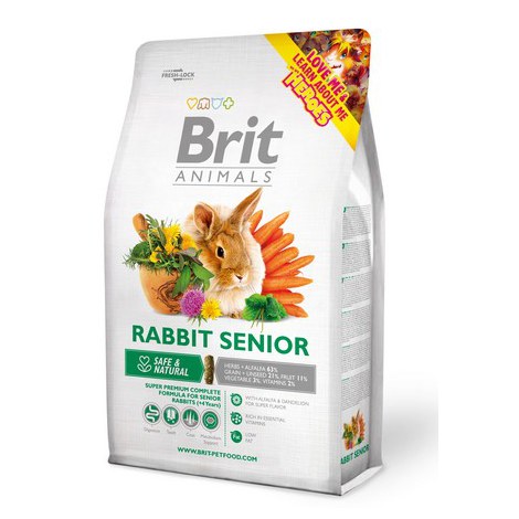 Brit Animals Rabbit Senior Complete 1,5kg - 2