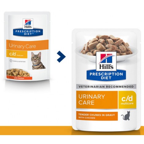 Hill's Prescription Diet c/d Feline z Kurczakiem saszetka 85g - 2