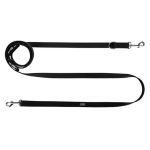 CHABA Smycz taśma regulowana L 20mm/260cm czarna