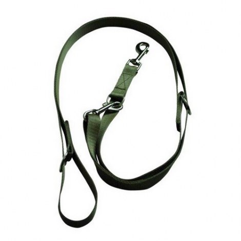 CHABA Smycz taśma regulowana - 20mm x 130/260cm khaki