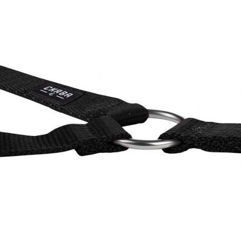 CHABA Szelki taśma regulowane nr 4 - obwód 70cm czarne - 3