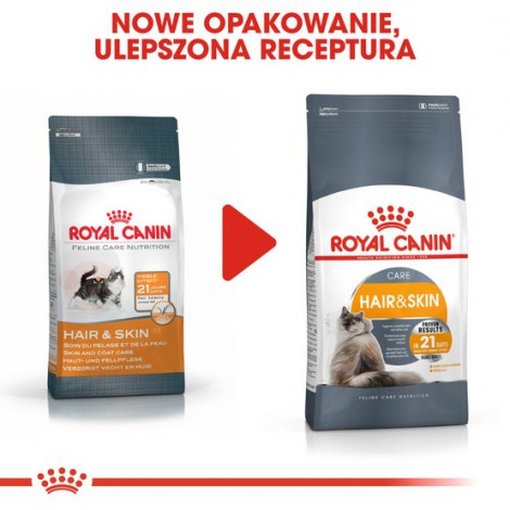 Royal Canin Hair&Skin Care karma sucha dla kotów dorosłych, lśniąca sierść i zdrowa skóra 4kg - 3