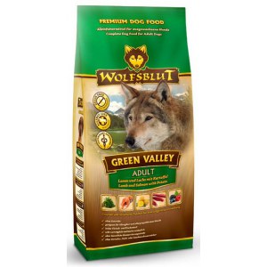 Wolfsblut Dog Green Valley jagnię, łosoś i ziemniaki 15kg