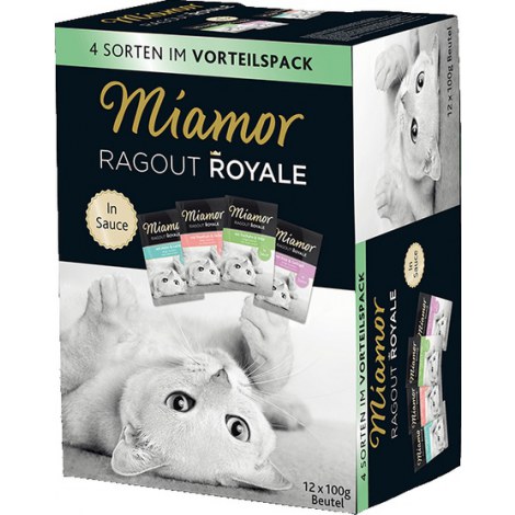 Miamor Ragout Royale Mix Sos - 4 smaki saszetki 12x100g - 2