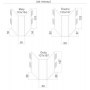 Kardiff Anti Slip mata samochodowa na tylne fotele z zamkiem (podstawowa) S granatowa - 4