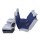 Kardiff Anti Slip mata samochodowa na tylne fotele z zamkiem (podstawowa) S granatowa