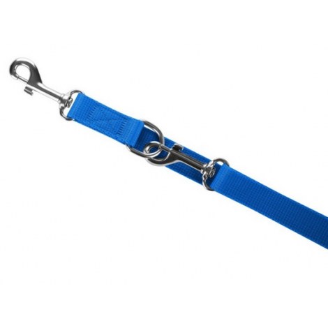 CHABA Smycz taśma regulowana L 20mm/260cm niebieska - 3