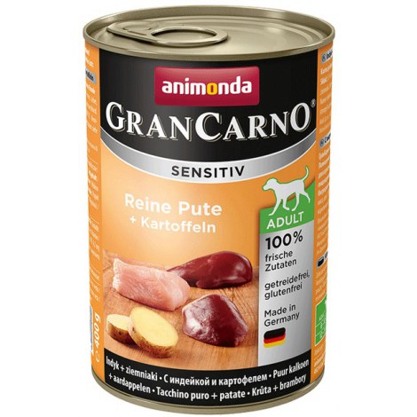 Animonda GranCarno Sensitiv Indyk + ziemniaki puszka 400g - 2