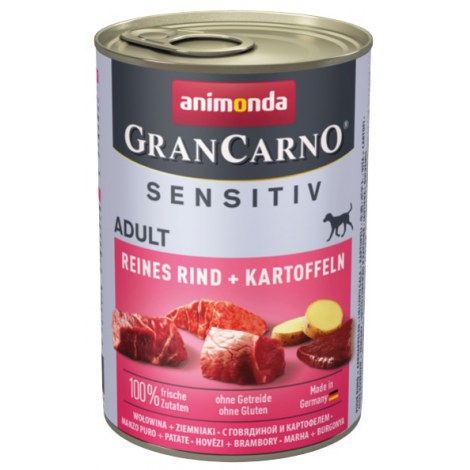 Animonda GranCarno Sensitiv Wołowina + ziemniaki puszka 400g