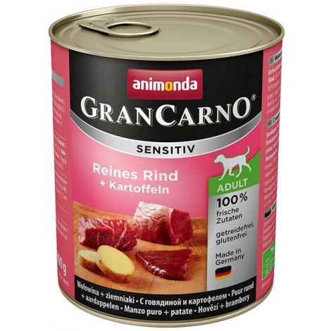 Animonda GranCarno Sensitiv Wołowina + ziemniaki puszka 800g - 2