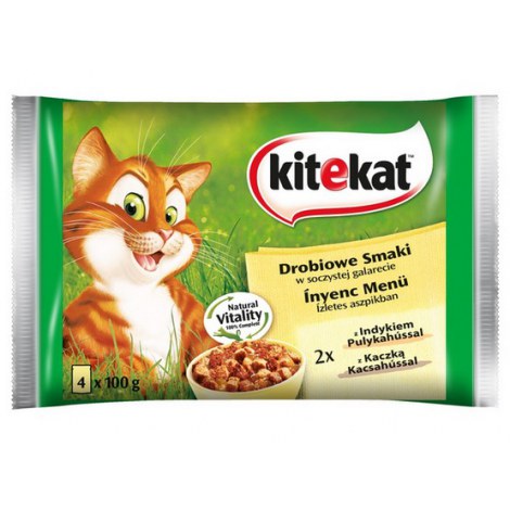 Kitekat Drobiowe dania saszetki 4x100g