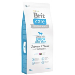 Brit Care Grain Free Junior Large Salmon & Potato 12kg