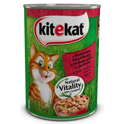 Kitekat Wołowina puszka 400g