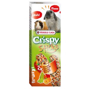 Versele-Laga Crispy Sticks Rabbit & Guinea Pig Fruits - kolby dla królików i świnek z owocami 110g