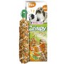 Versele-Laga Crispy Sticks Rabbit & Guinea Pig Carrot - kolby dla królików i świnek z marchewką 110g - 3