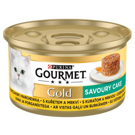 Gourmet Gold Savoury Cake z Kurczakiem i marchewką 85g - 2