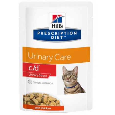 Hill's Prescription Diet c/d Feline Urinary Stress z kurczakiem saszetka 85g - 3