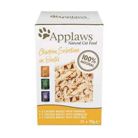 Applaws saszetki dla kota Chicken Selection Multi Pack 12x70g